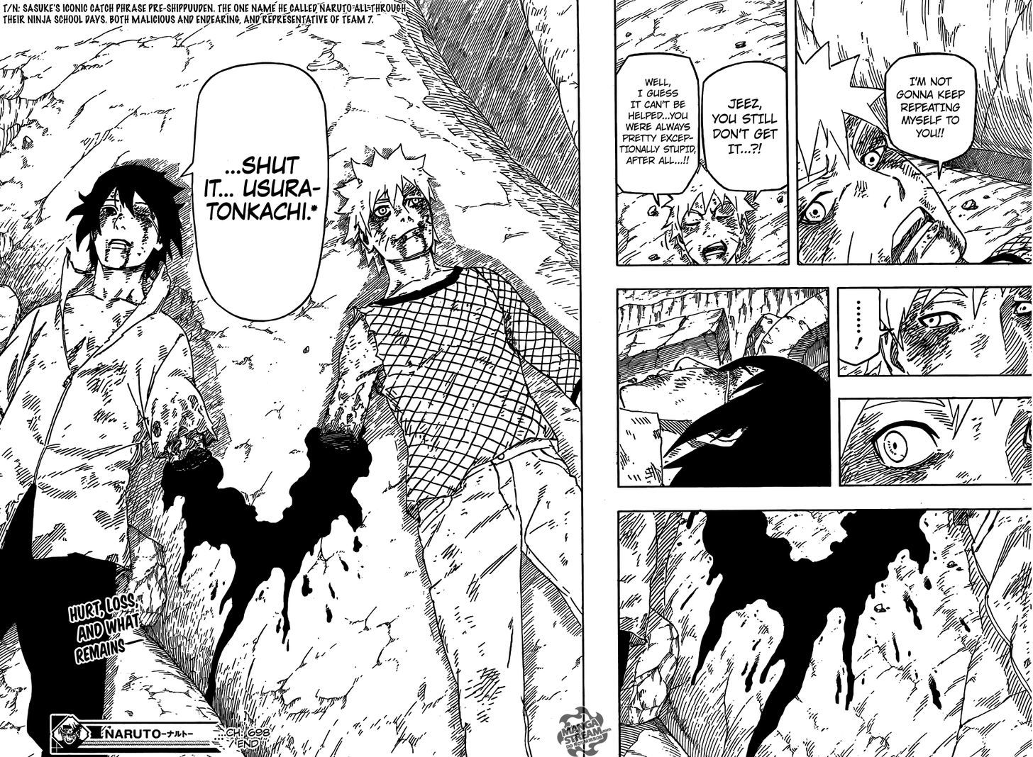 Naruto - Vol.72 Chapter 698 : Naruto And Sasuke (5)