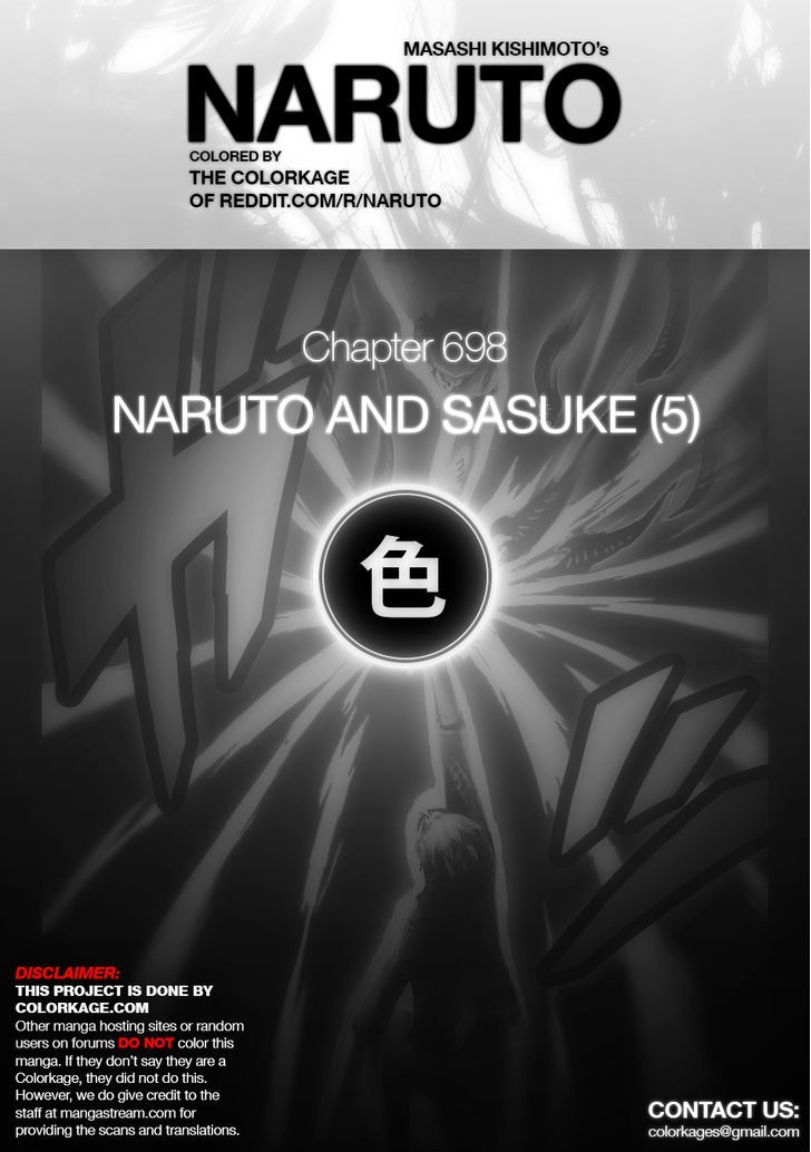 Naruto - Vol.72 Chapter 698.1 : Naruto And Sasuke (5)