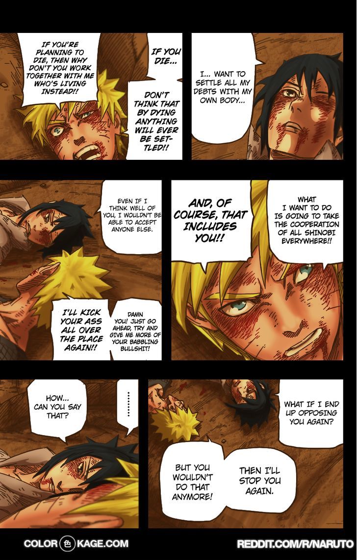 Naruto - Vol.72 Chapter 698.1 : Naruto And Sasuke (5)