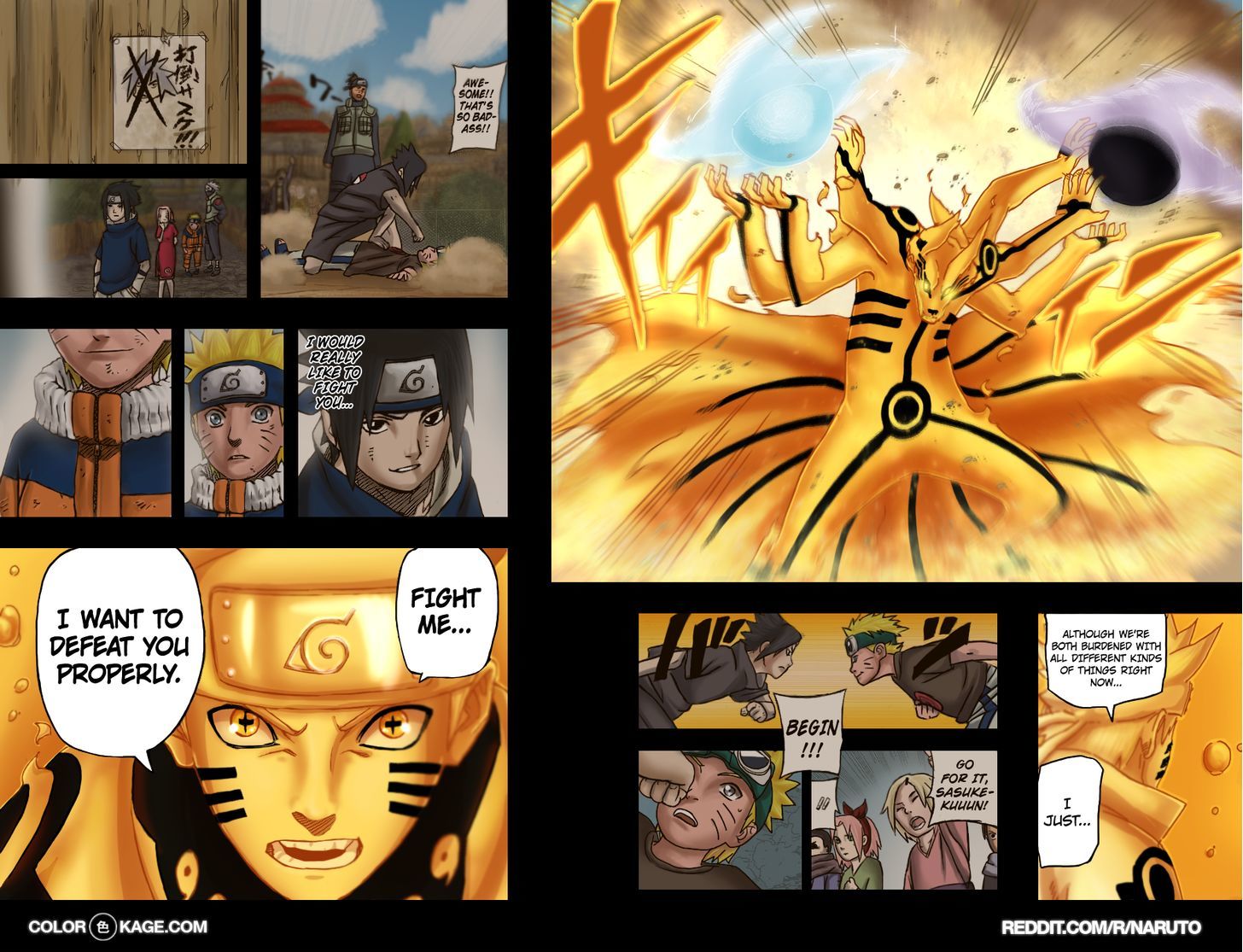 Naruto - Vol.72 Chapter 696.1 : Naruto And Sasuke (3)