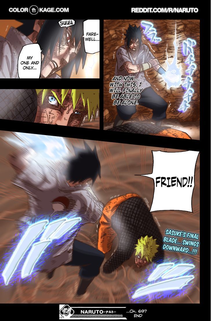 Naruto - Vol.72 Chapter 697.1 : Naruto And Sasuke (4)