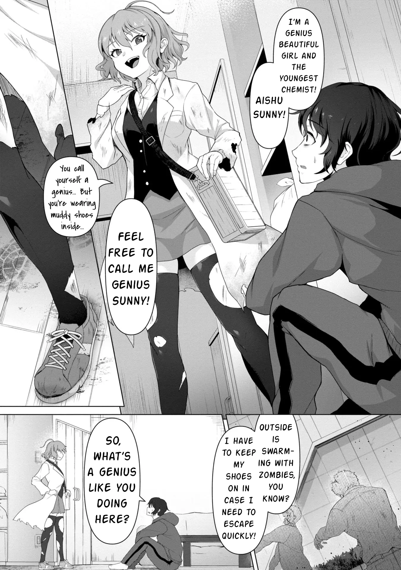 Ore No Vaccine Dake Ga Zonbi-Ka Shita Sekai O Sukueru - Chapter 1: Aishu Sunny Is At Her Limit