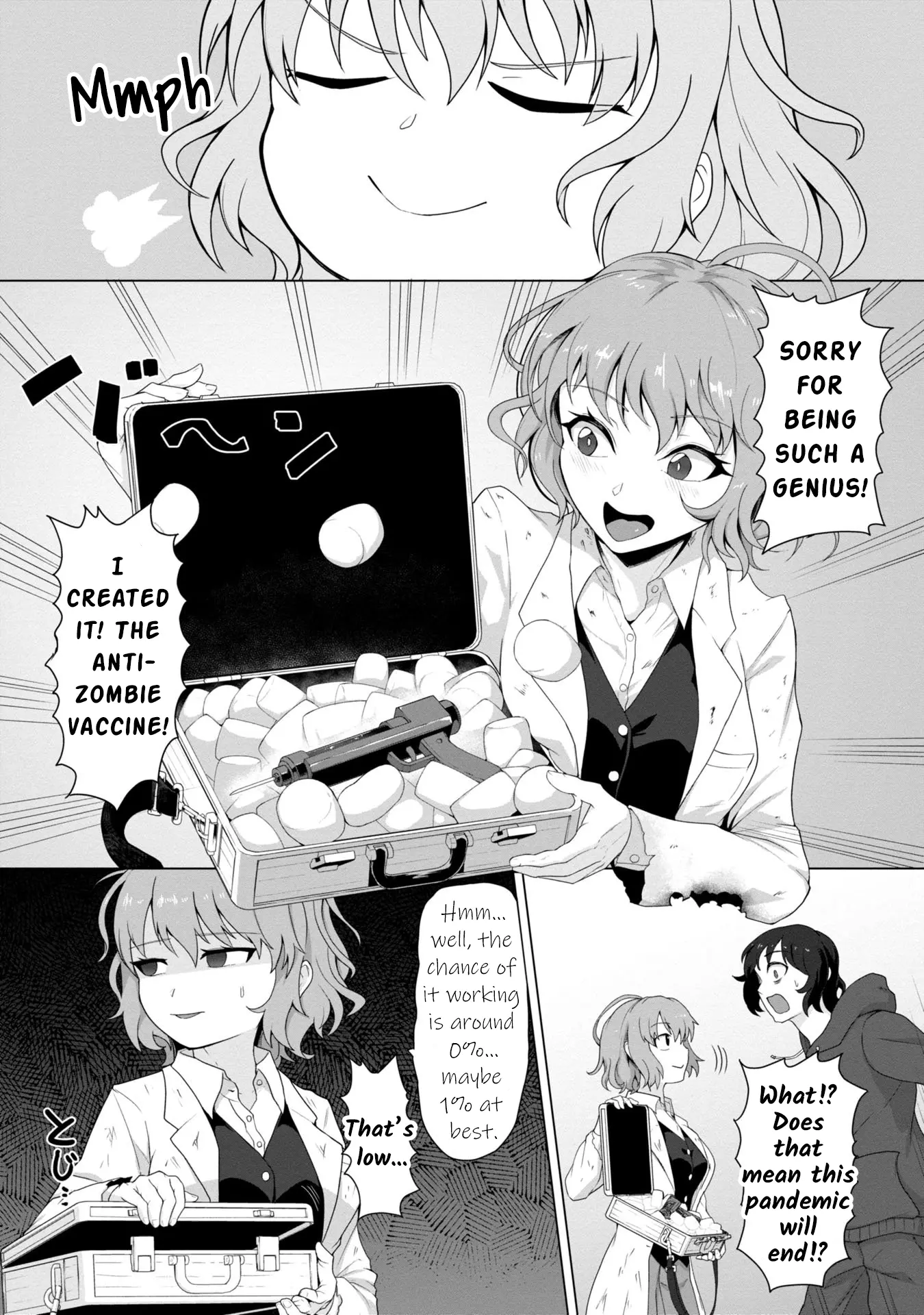 Ore No Vaccine Dake Ga Zonbi-Ka Shita Sekai O Sukueru - Chapter 1: Aishu Sunny Is At Her Limit