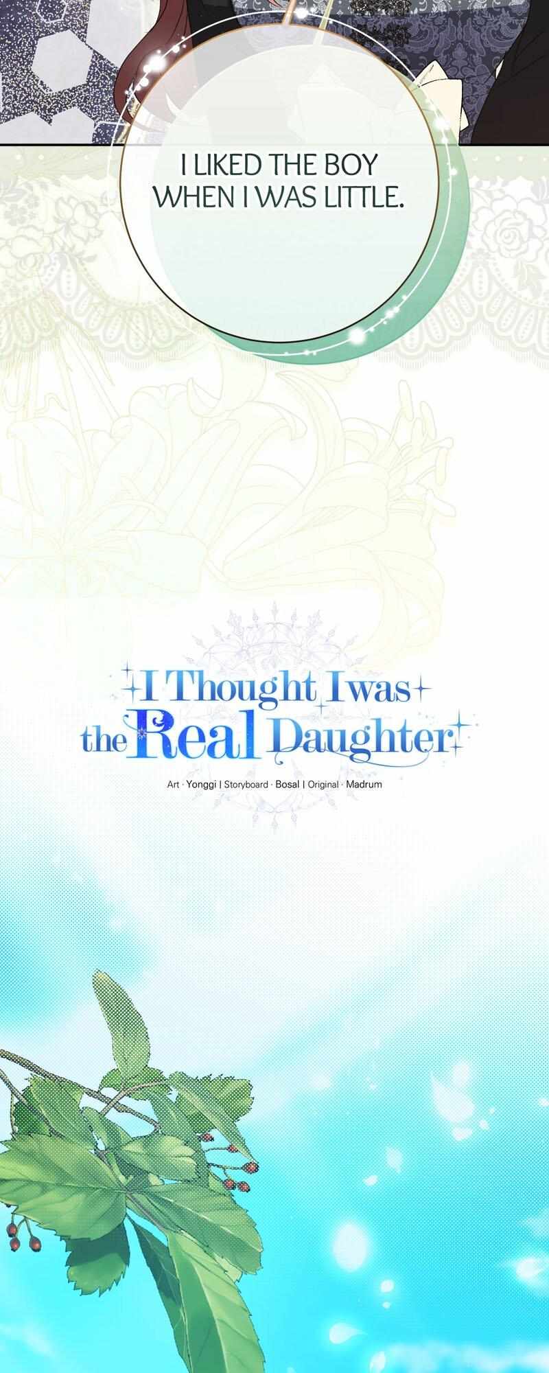 I Thought I Was The Real Daughter - Chapter 37