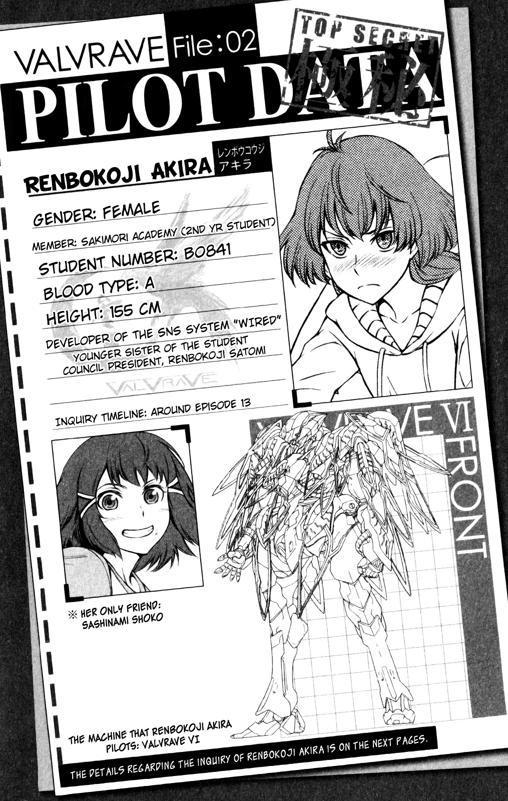 Kakumeiki Valvrave - Vol.1 Chapter 3 : The Girld Who Was Called The "Little Witch"