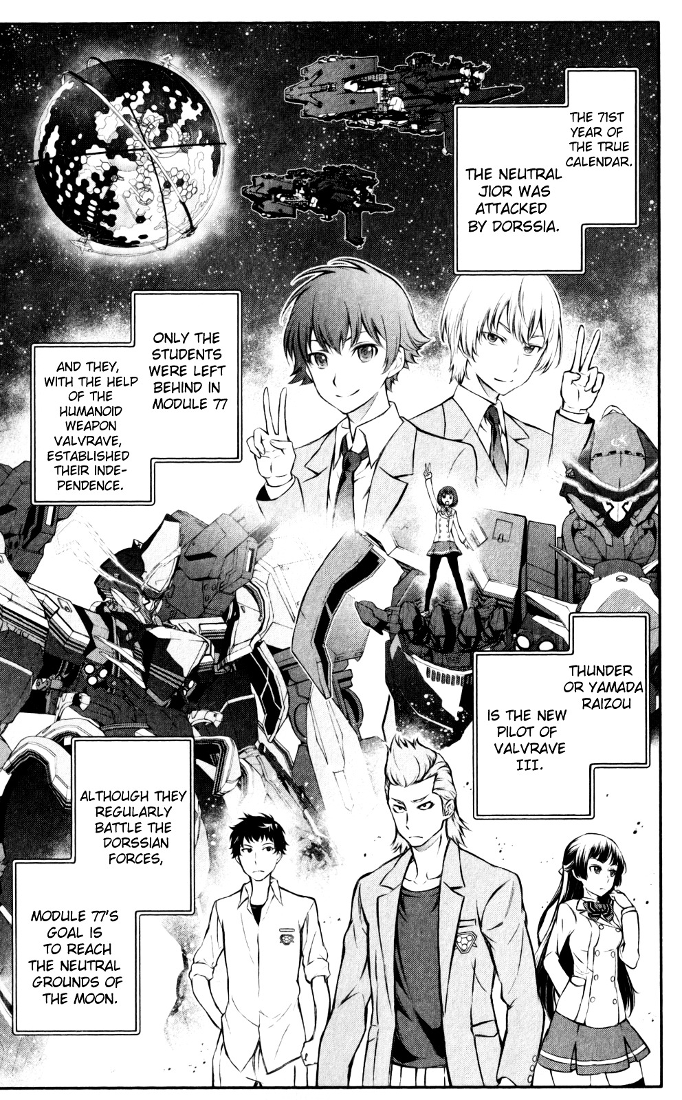 Kakumeiki Valvrave - Vol.1 Chapter 2 : The Chronicles Of The Great Thunder