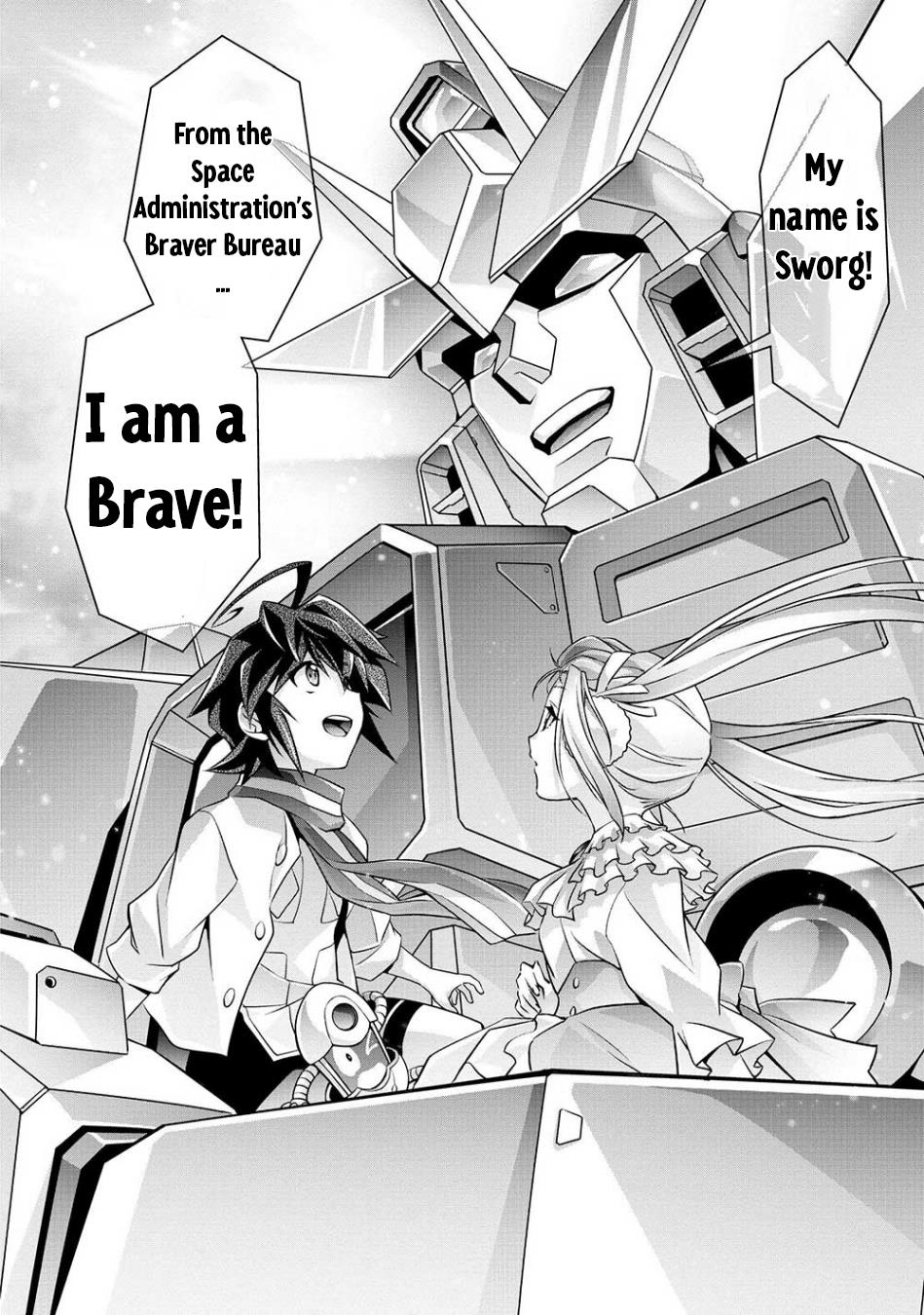 Brave Universe Sworgrader - Vol.1 Chapter 1: Alien Advent! A New Brave Arrives! (Part 1)