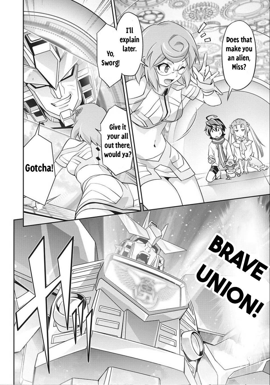 Brave Universe Sworgrader - Vol.1 Chapter 2: Alien Advent! A New Brave Arrives! (Part 2)