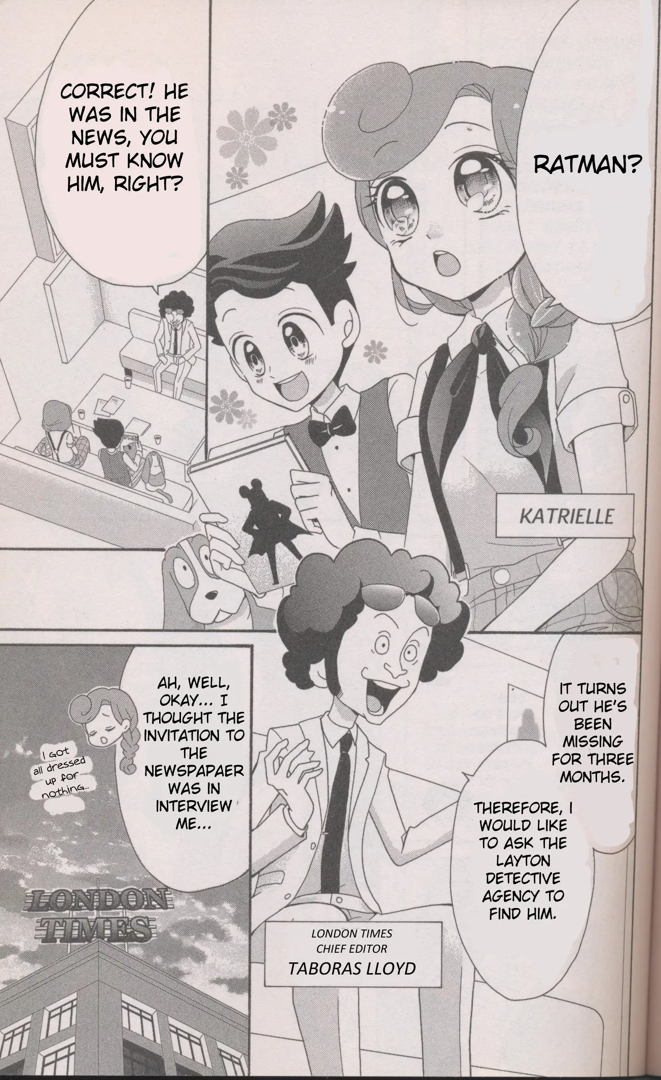 Layton Mystery Tanteisha: Katri No Nazotoki File - Vol.1 Chapter 4