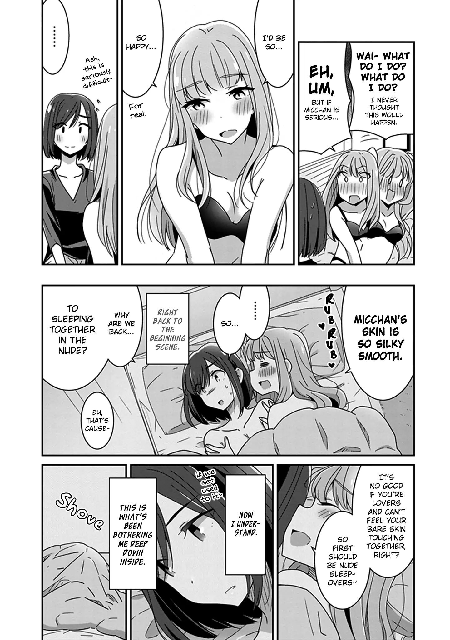 Eclair - Anata Ni Hibiku Yuri Anthology - Vol.2 Chapter 6: The Evolutionary Progression Of Friends Platonically Sleeping Together (Oku Tamamushi)