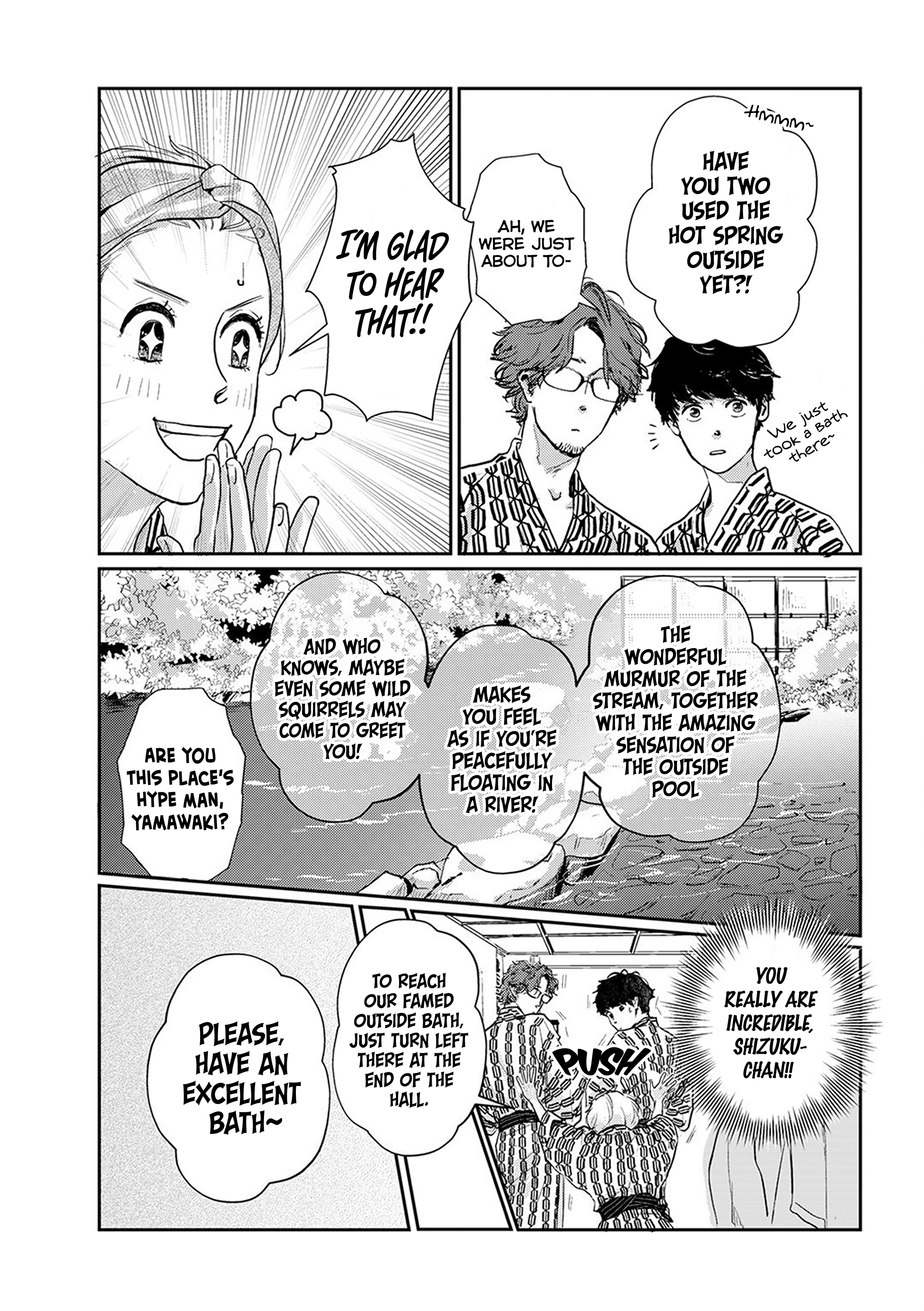 Me No Doku Sugiru Shokuba No Futari - Vol.1 Chapter 9.4: Let's Go To A Hot Spring! Part 2