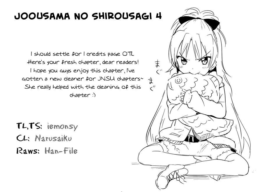 Joousama No Shirousagi - Chapter 4