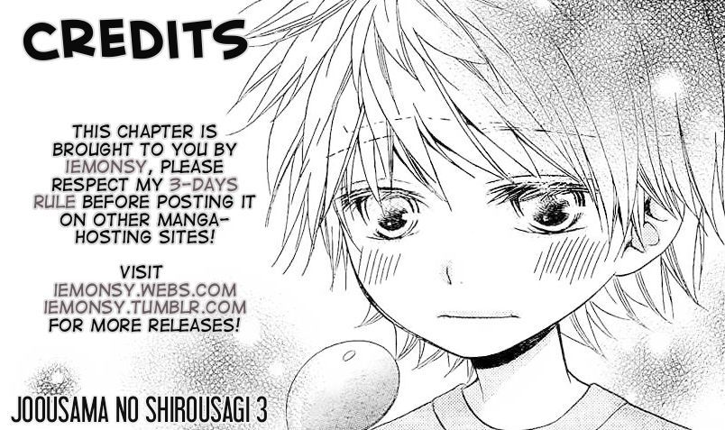 Joousama No Shirousagi - Chapter 3