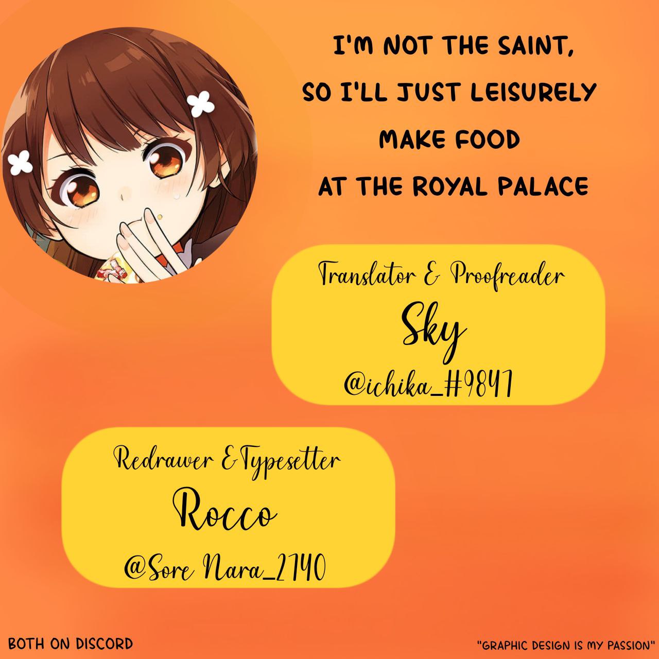 I'm Not The Saint, So I'll Just Leisurely Make Food At The Royal Palace - Chapter 15.1