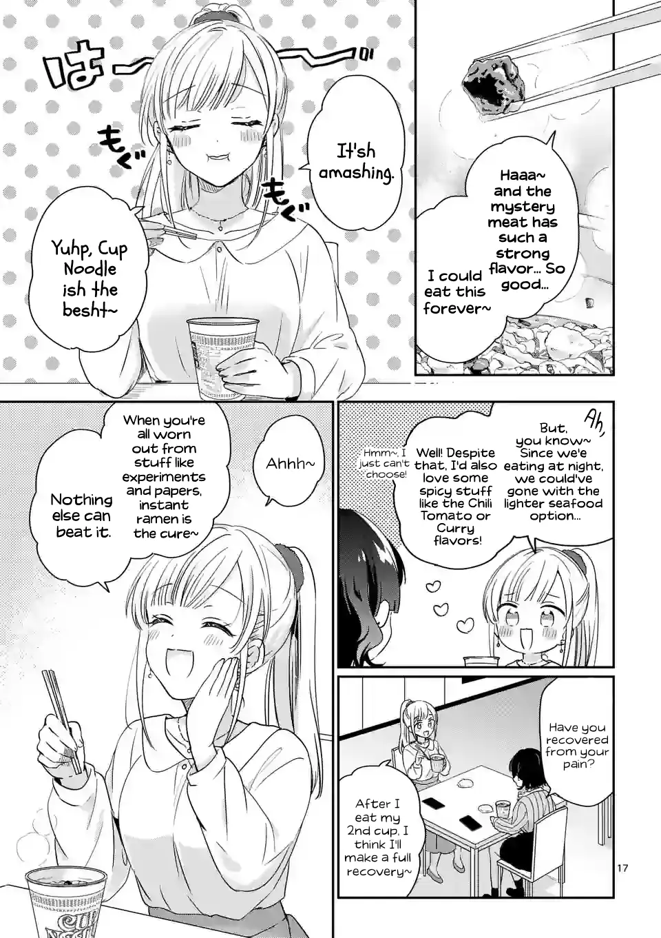 3-Pun Matte Mugi-Senpai - Vol.1 Chapter 1: Love, Research, And Cup Noodle