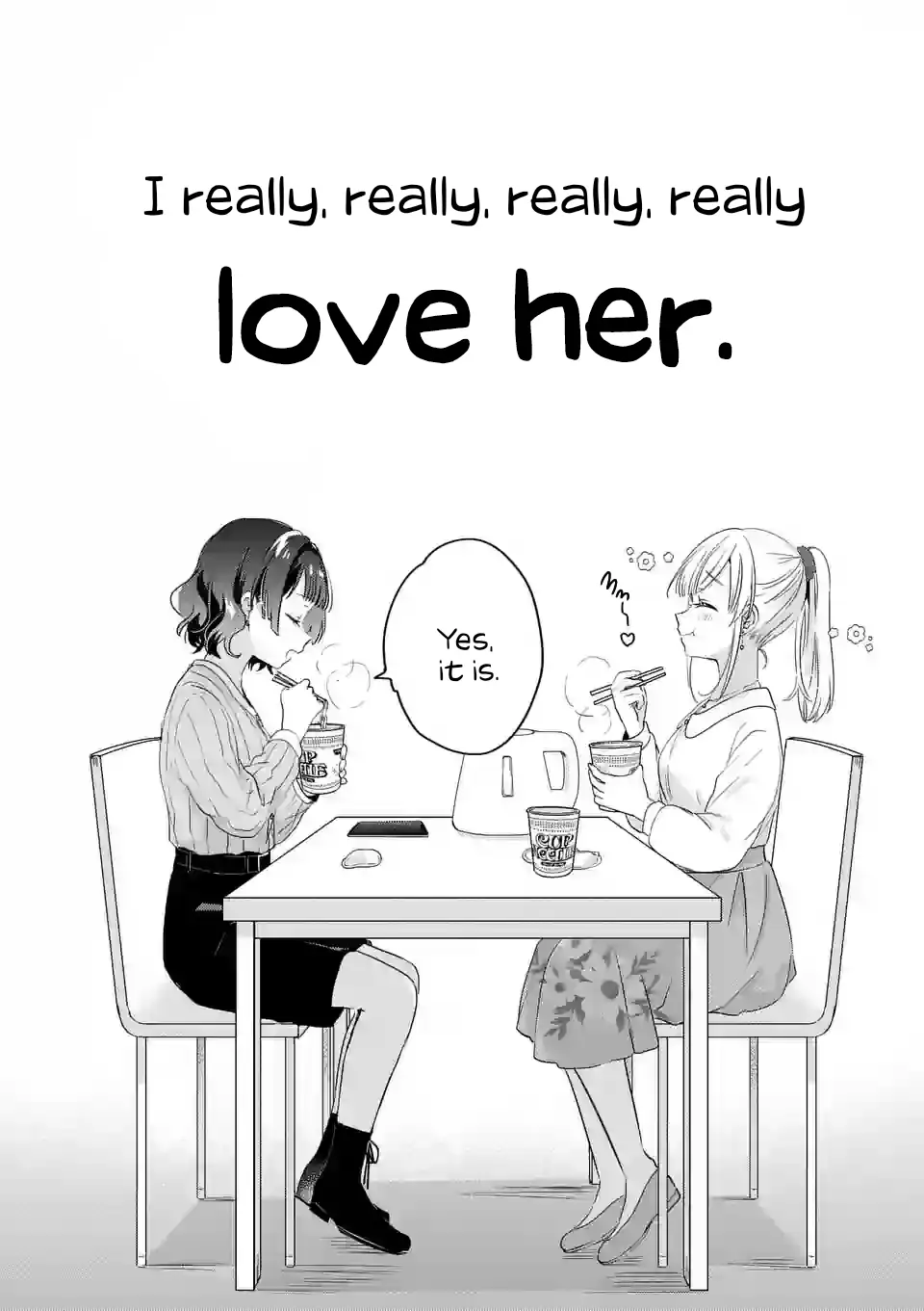 3-Pun Matte Mugi-Senpai - Vol.1 Chapter 1: Love, Research, And Cup Noodle