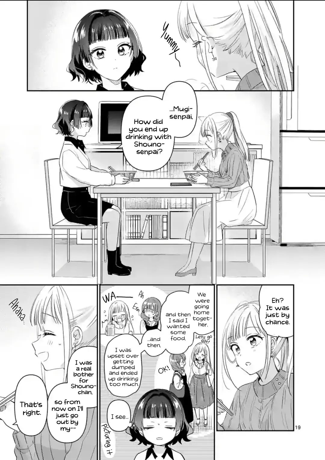 3-Pun Matte Mugi-Senpai - Vol.1 Chapter 2: Maru-Chan's Red Fox And Green Tanuki After An Evening Of Heartbreak