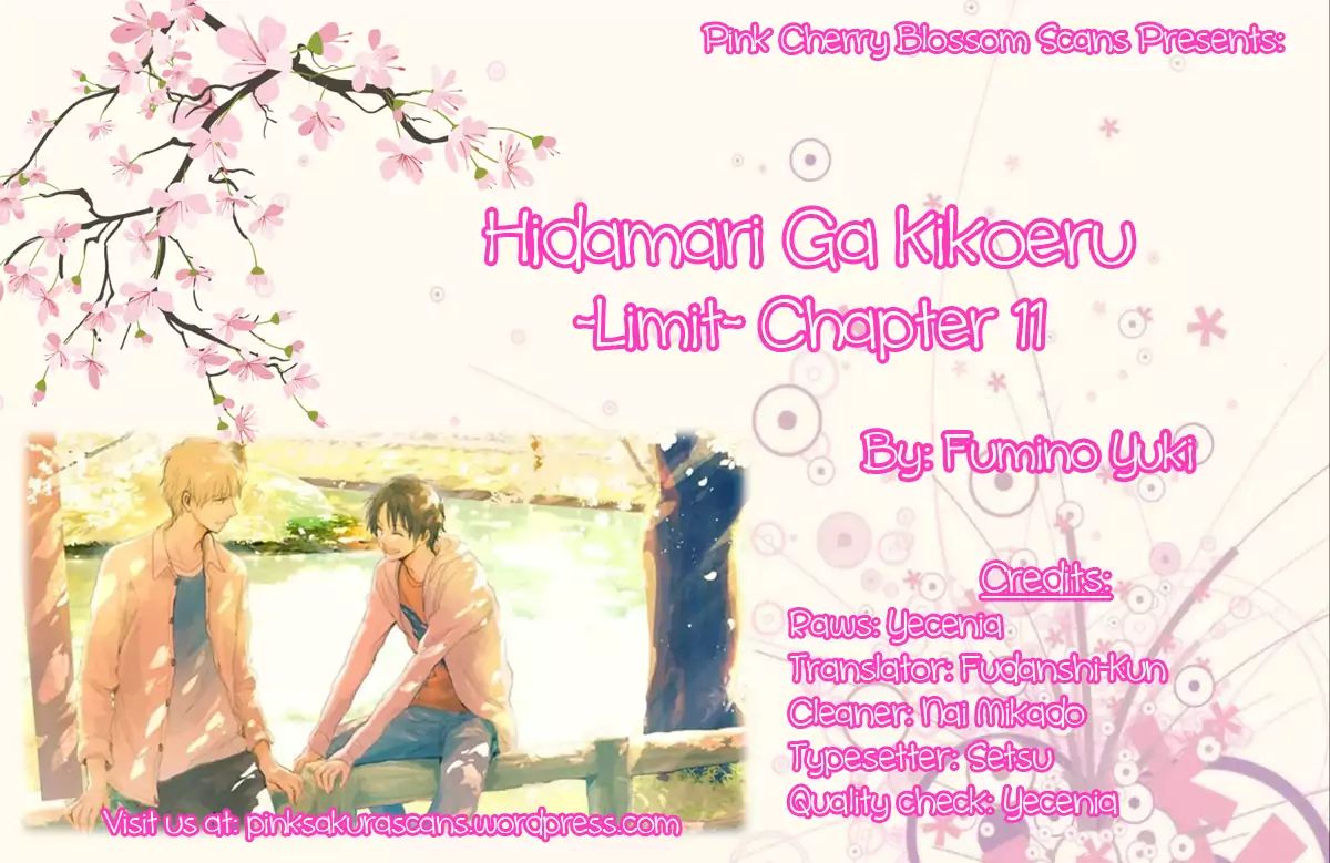 I Hear The Sunspot - Vol.3 Chapter 11: Hidamari Ga Kikoeru - Limit (11)