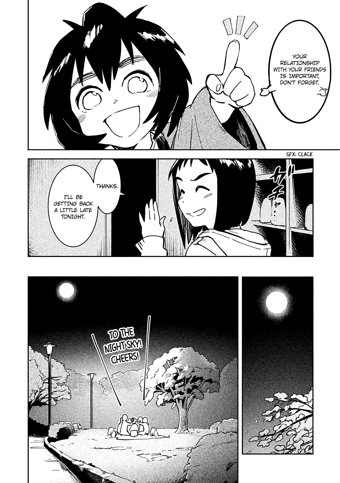 Occult-Chan Wa Katarenai - Chapter 3: The Black Wall Of A Moonlit Night