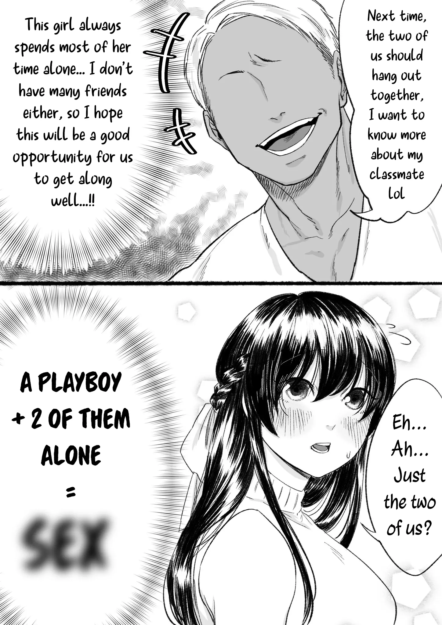 Charao-Kun To Seiso-Chan - Chapter 1: Passing Each Other