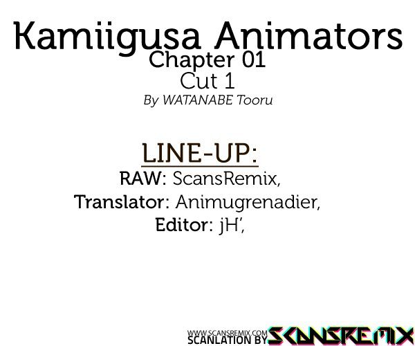 Kamiigusa Animators - Chapter 1