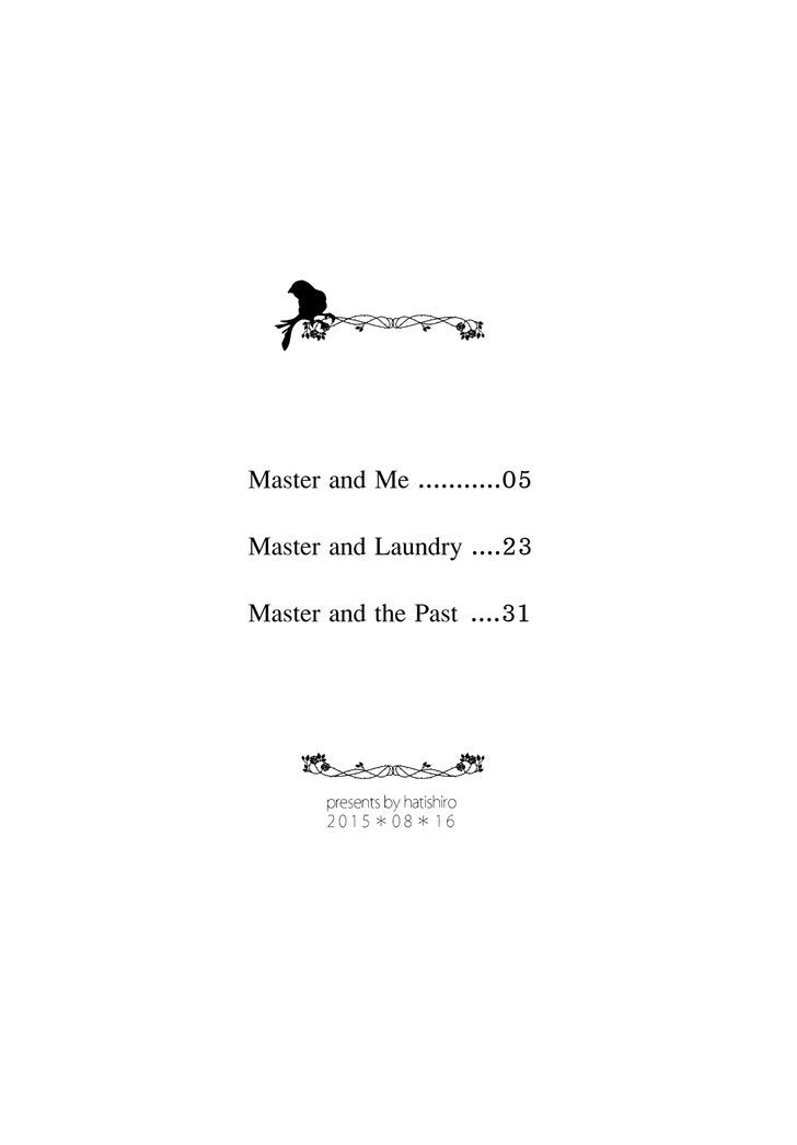 Master And Me - Chapter 0 : Oneshot