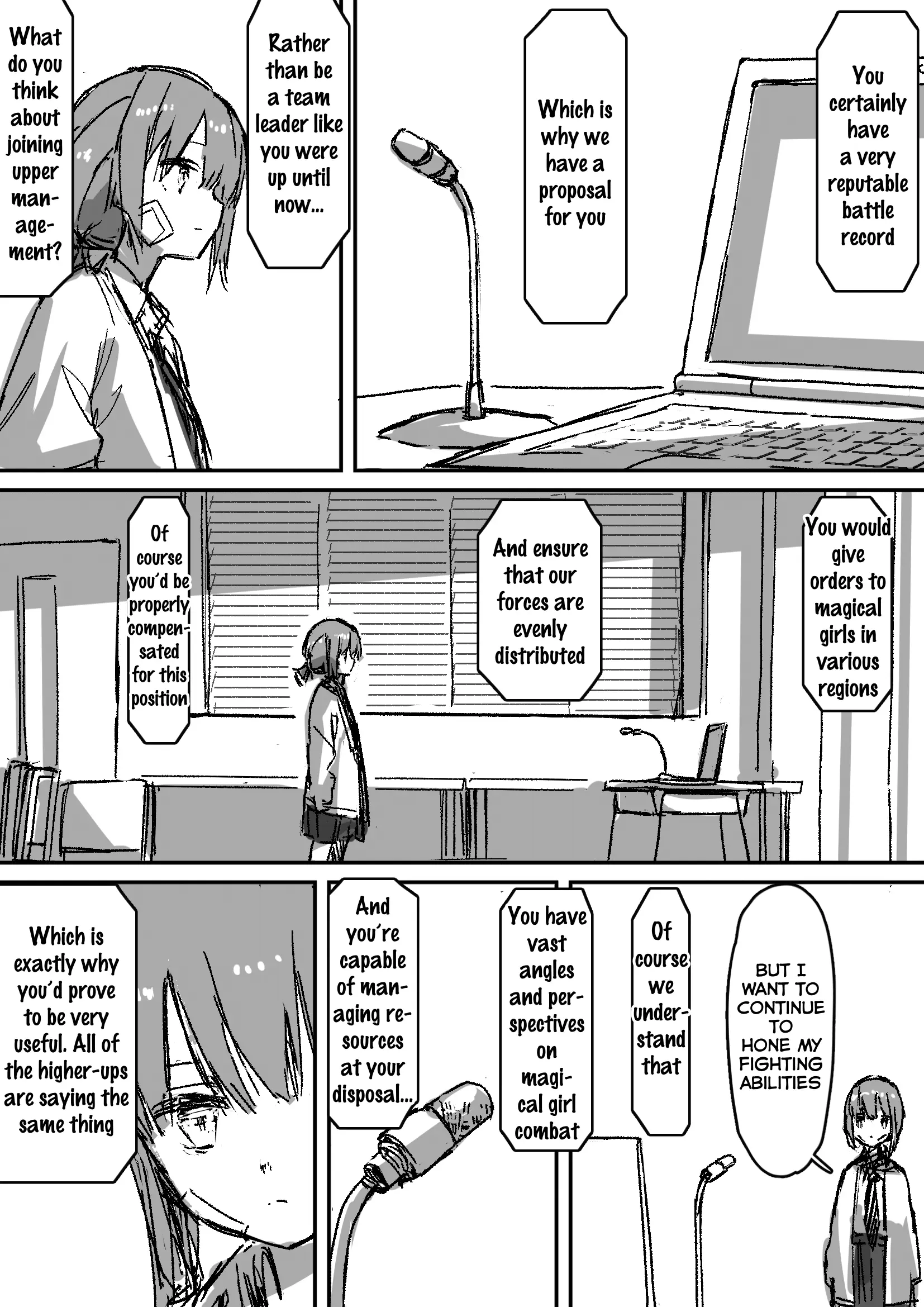 Yande Kita Mahou Shoujo No Nichijou - Chapter 5: The Daily Life Of The Not Yet Mentally Ill Magical Girl...1