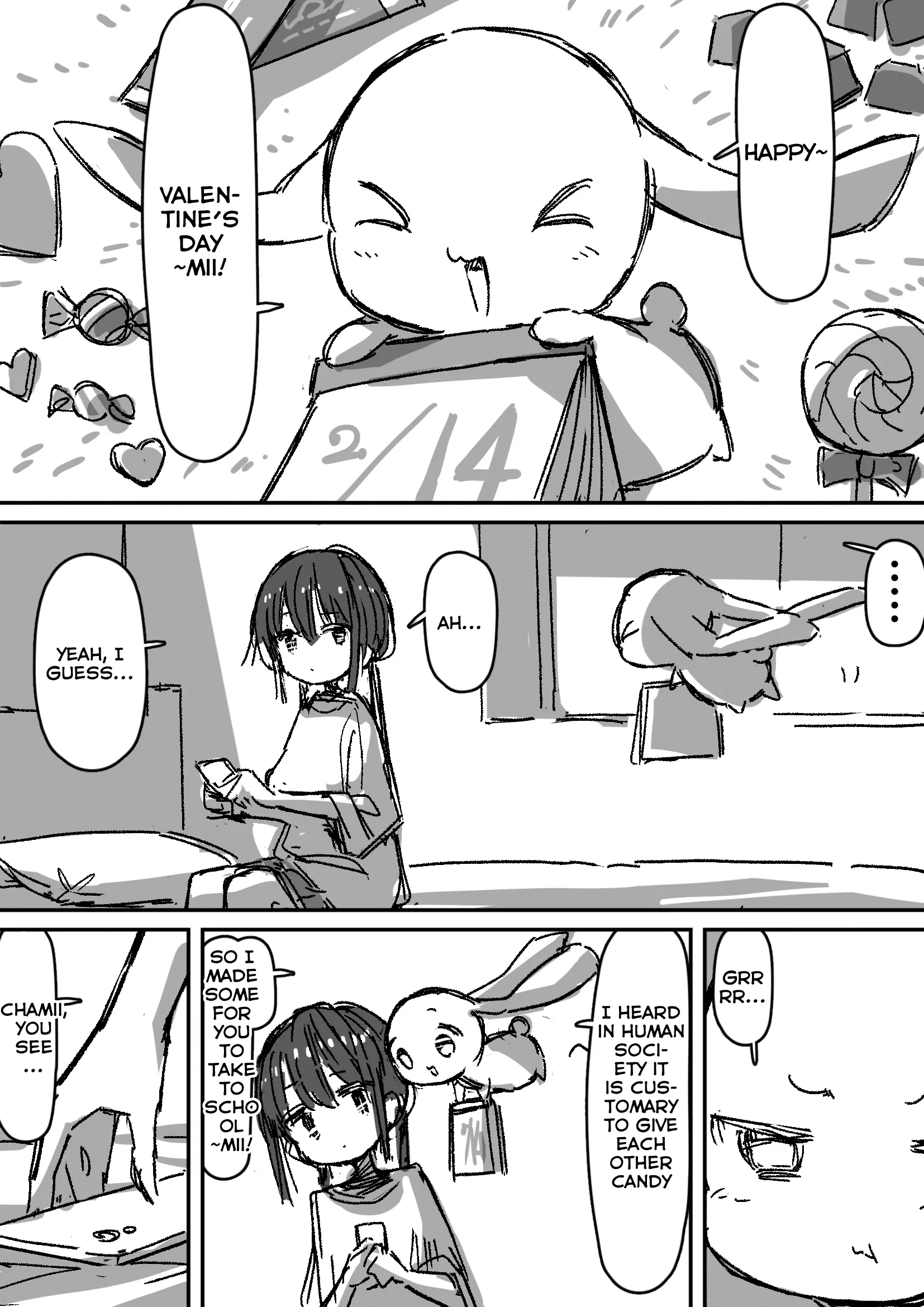 Yande Kita Mahou Shoujo No Nichijou - Chapter 15.1: The Magical Girl And Valentine's Day