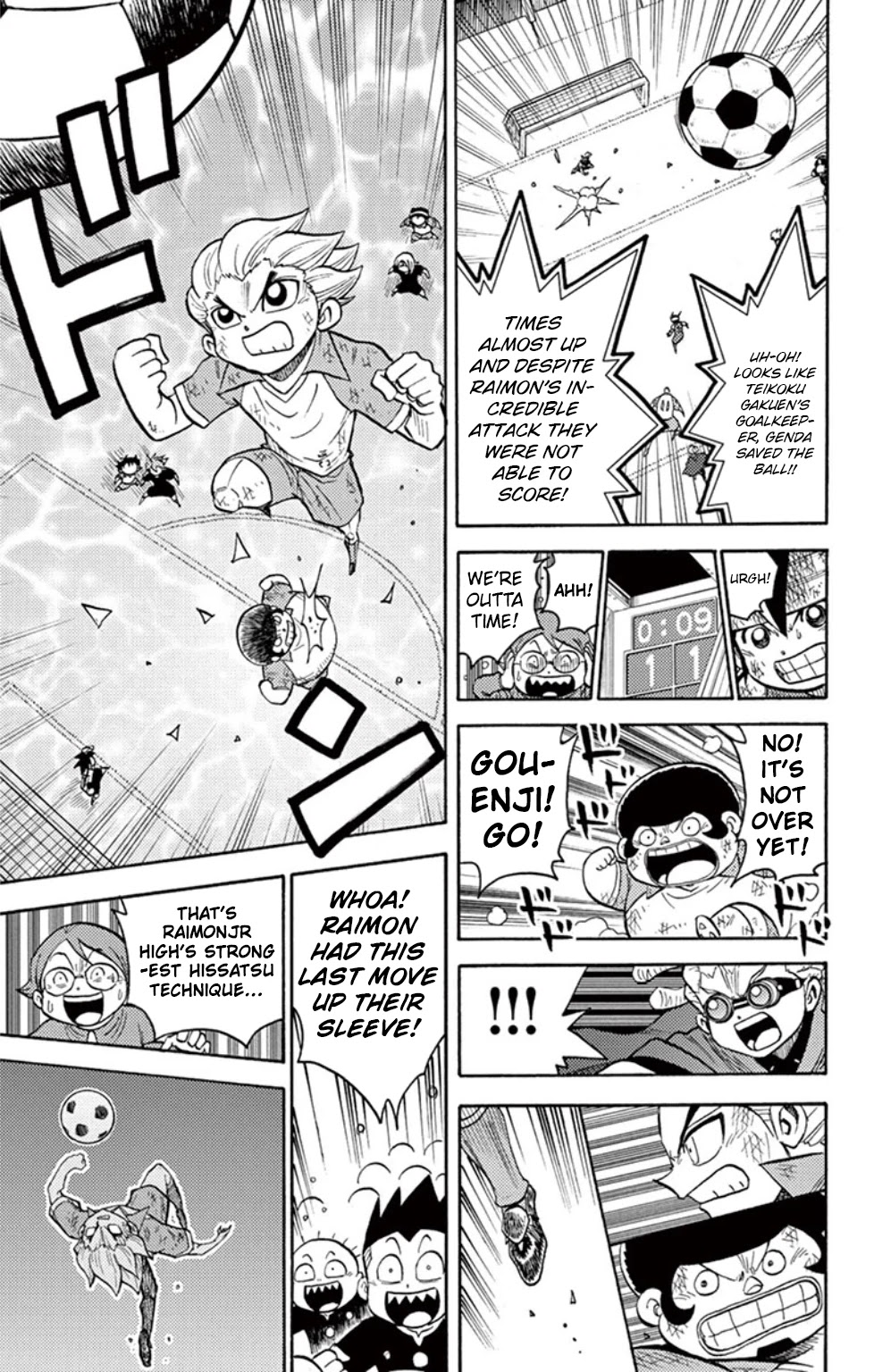 Inazuma Eleven - Chapter 16: Run Inazuma The Final Score!