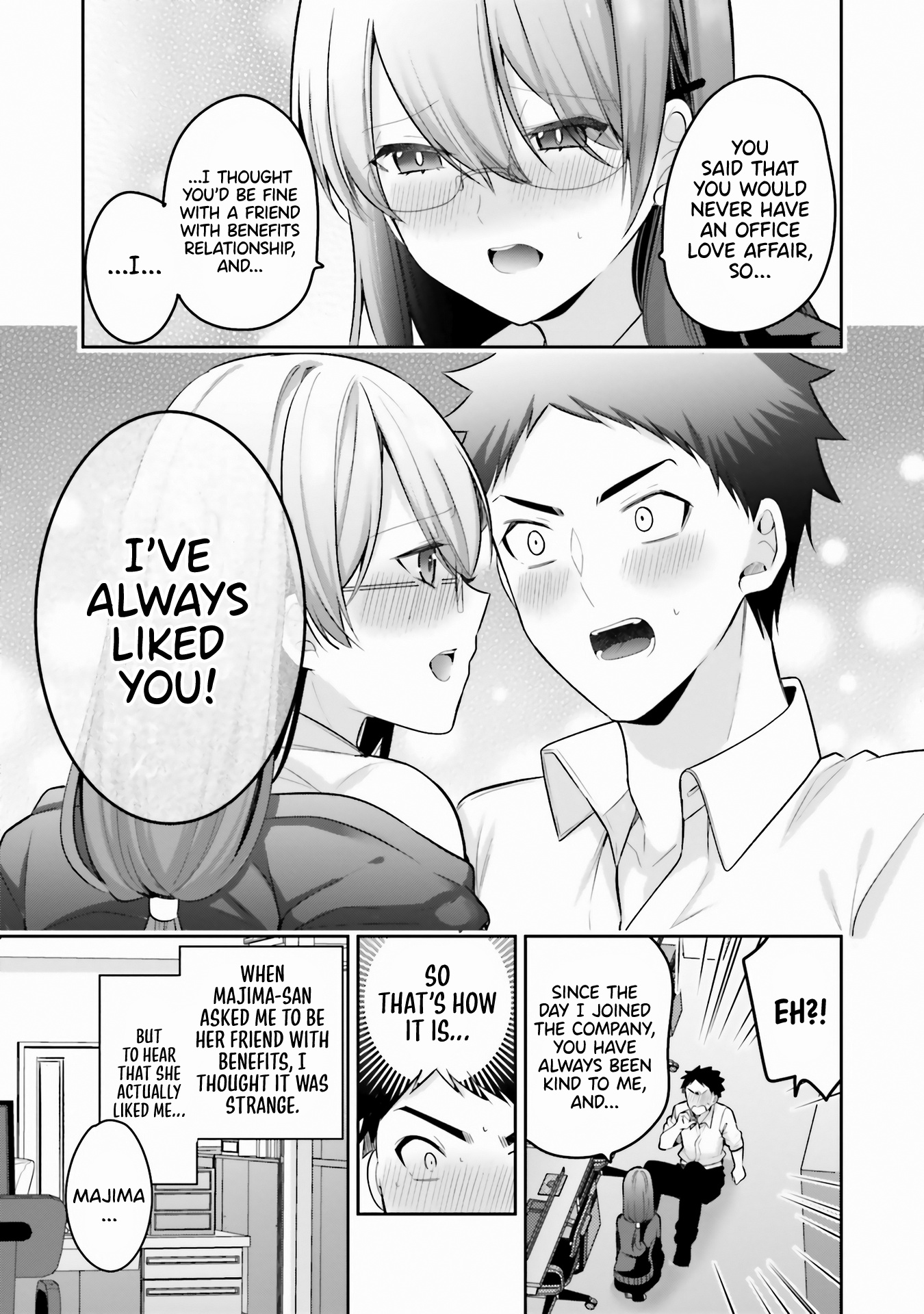 Boku No Kanojo Ga Kyonyuu Dattara. Oppai Anthology Comic - Chapter 3: Majima-San: The Insincere Colleague - Watari Sae