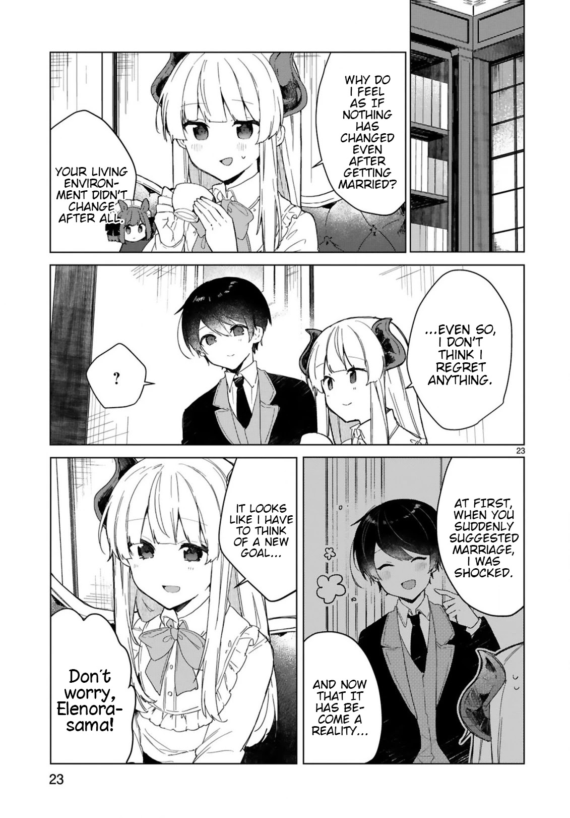 Maou-Sama To Kekkonshitai (Serialization) - Chapter 18: I Want To Be Happy With The Demon Queen... [End]