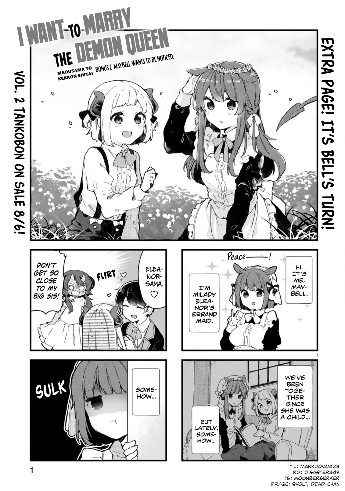 Maou-Sama To Kekkonshitai (Serialization) - Chapter 12.5: Maybell Wants To Be Noticed.