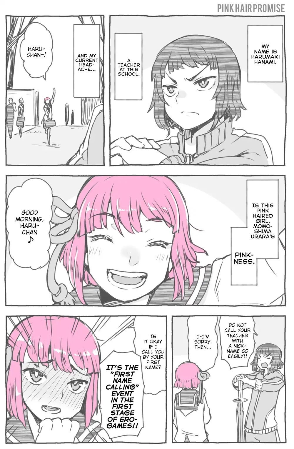 Sexy In Pink - Chapter 2: Pink Hair Promise