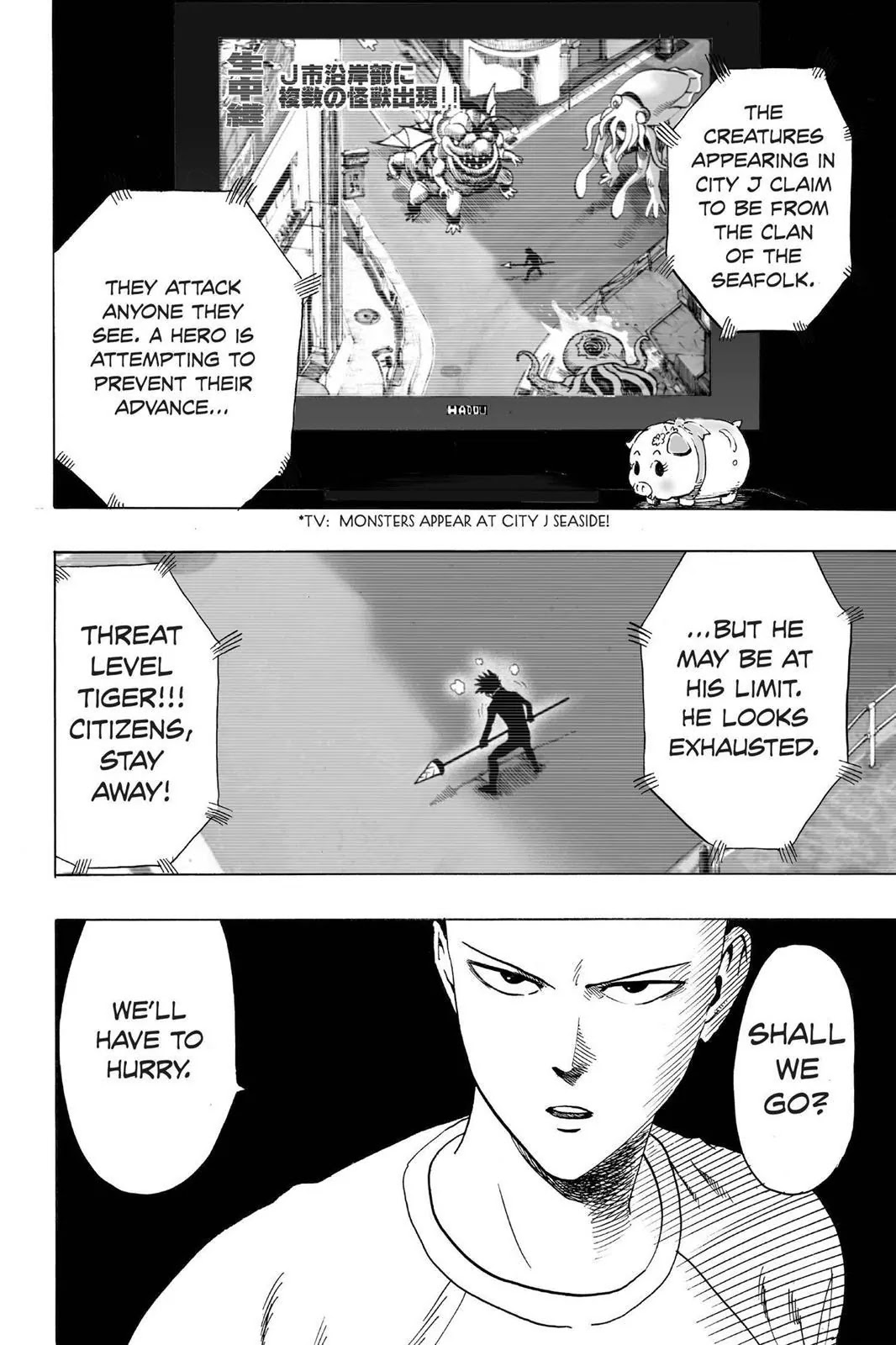 Onepunch-Man - Chapter 23: Threat From The Sea