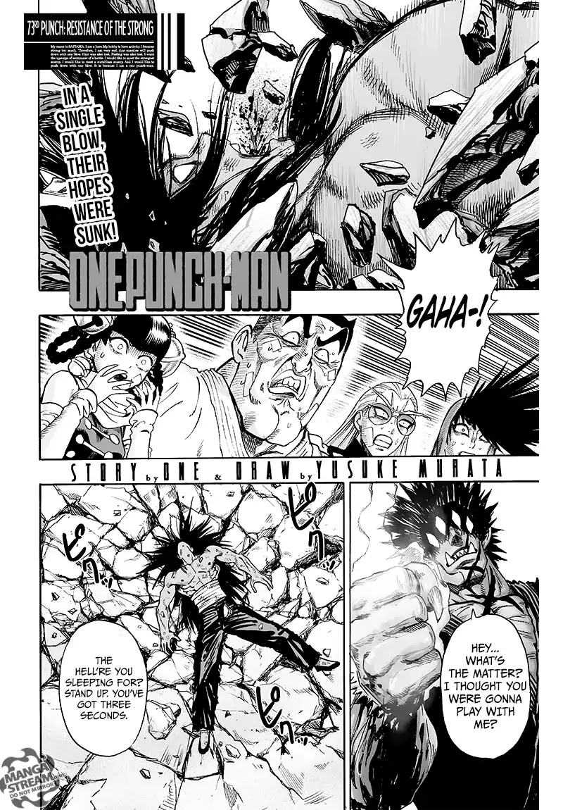 Onepunch-Man - Chapter 73.1: Resistance Of The Strong