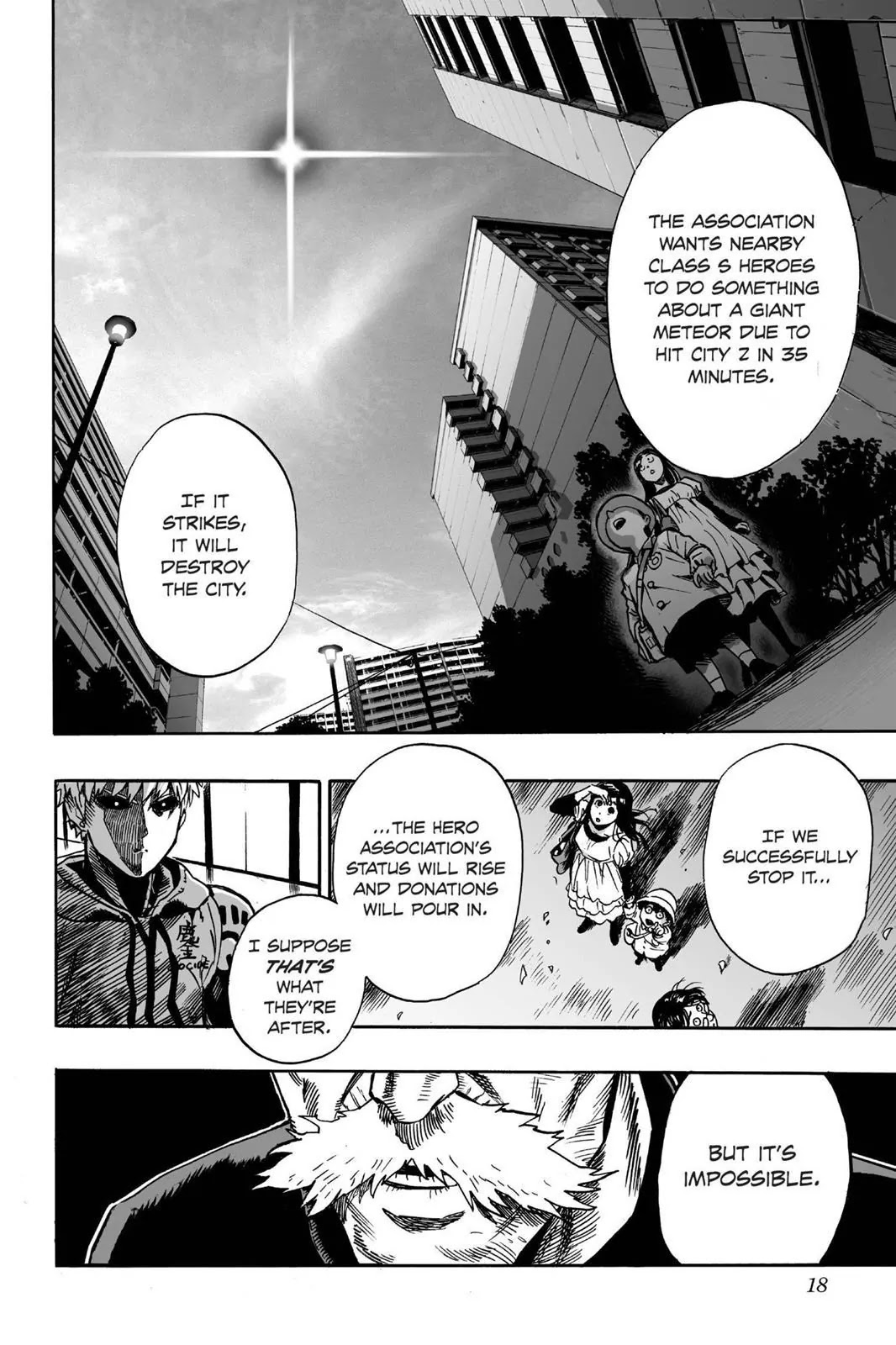 Onepunch-Man - Chapter 21: Giant Meteor