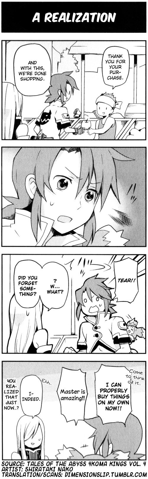 Tales Of The Abyss 4Koma Kings - Chapter 82 : V4 A Realisation