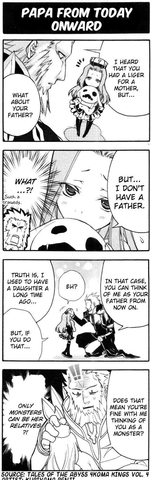 Tales Of The Abyss 4Koma Kings - Chapter 63 : V4 Papa From Today Onward