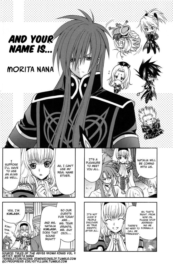 Tales Of The Abyss 4Koma Kings - Chapter 68 : V4 And Your Name Is...