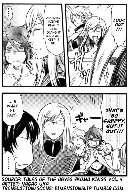 Tales Of The Abyss 4Koma Kings - Chapter 96 : V4 	As A Person