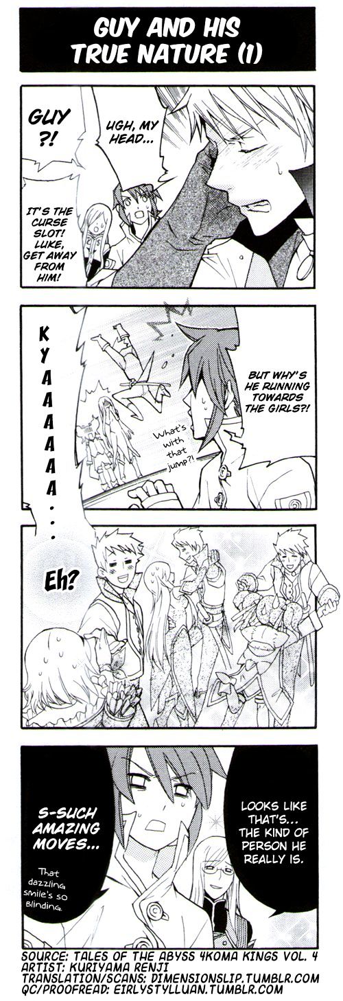 Tales Of The Abyss 4Koma Kings - Chapter 59 : V4 	Guy And His True Nature 1