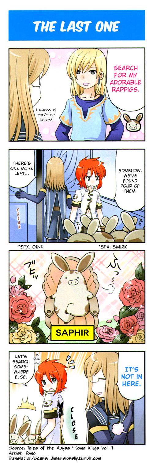 Tales Of The Abyss 4Koma Kings - Chapter 9 : V4 The Last One