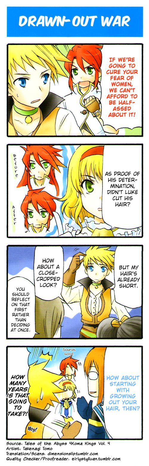 Tales Of The Abyss 4Koma Kings - Chapter 7 : V4 Drawn-Out War