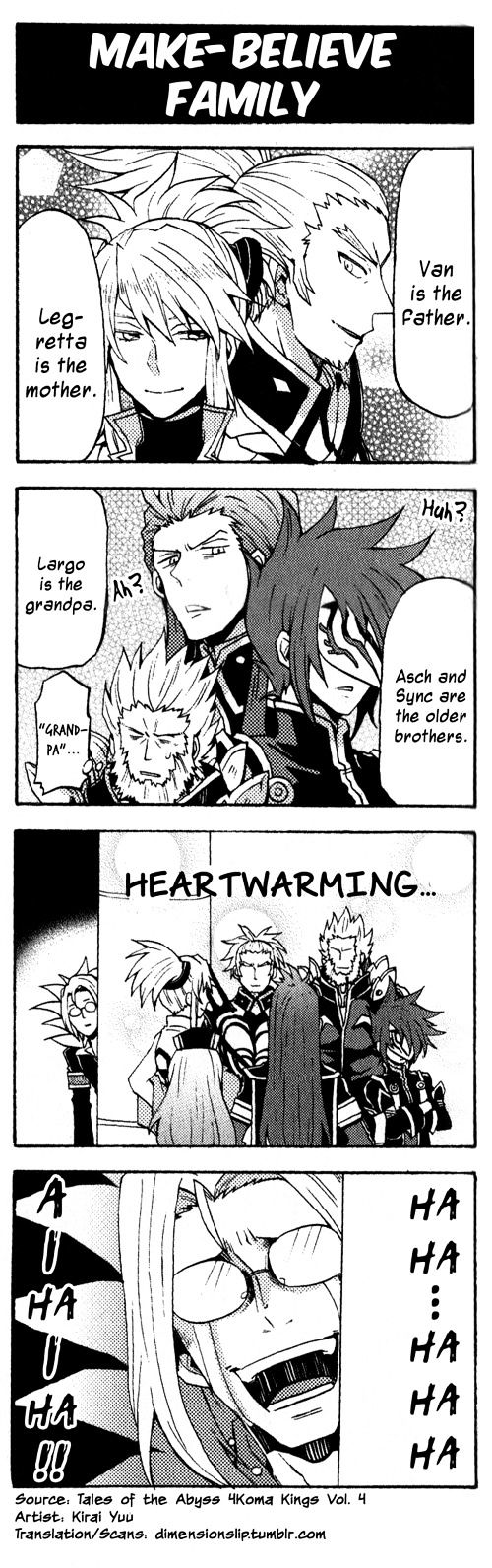 Tales Of The Abyss 4Koma Kings - Chapter 14 : V4 Make-Believe Family