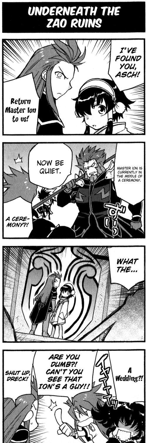 Tales Of The Abyss 4Koma Kings - Chapter 52 : V4 Underneath The Zao Ruins