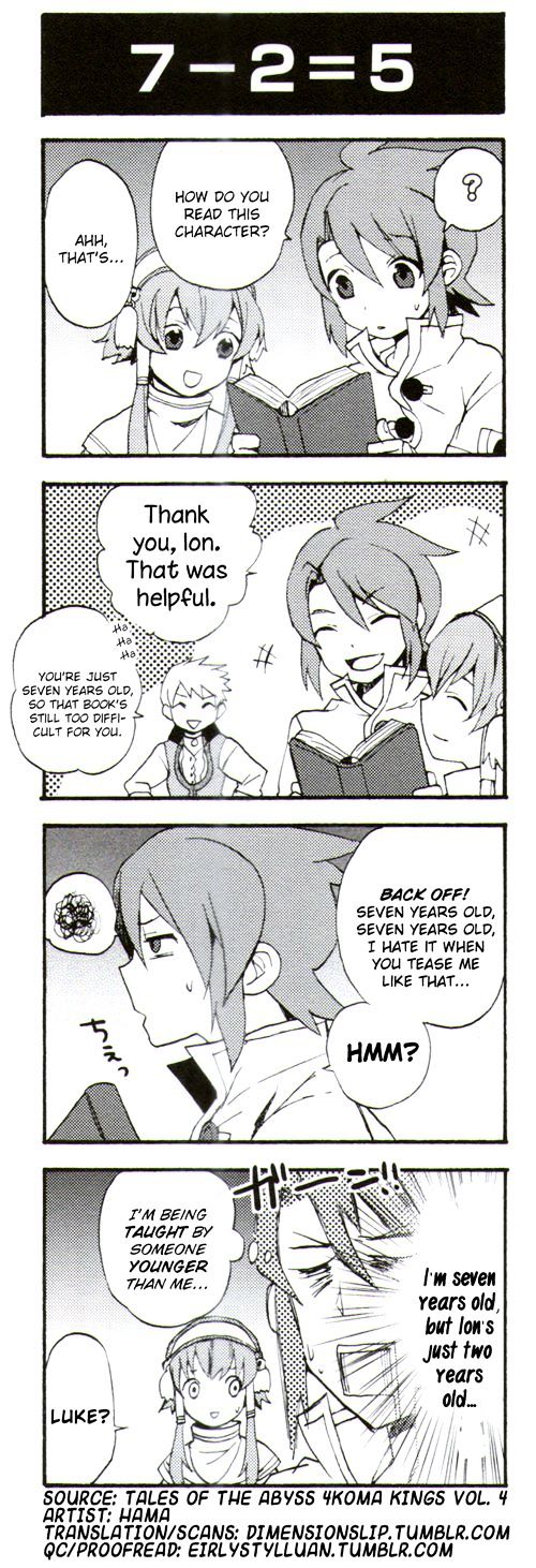 Tales Of The Abyss 4Koma Kings - Chapter 42 : V4 7-2=5