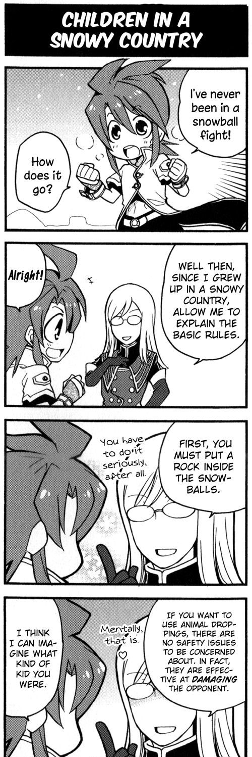 Tales Of The Abyss 4Koma Kings - Chapter 55 : V4 Children In A Snowy Country