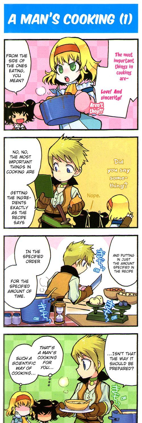 Tales Of The Abyss 4Koma Kings - Chapter 30 : V4 	A Man's Cooking 1