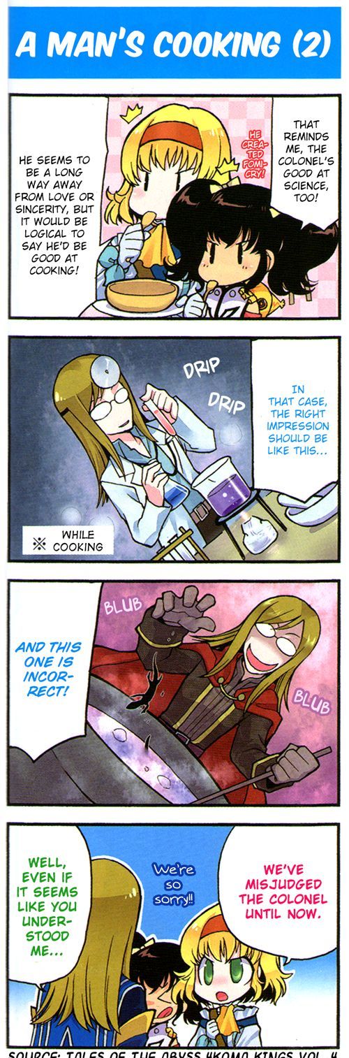 Tales Of The Abyss 4Koma Kings - Chapter 31 : V4 A Man's Cooking 2