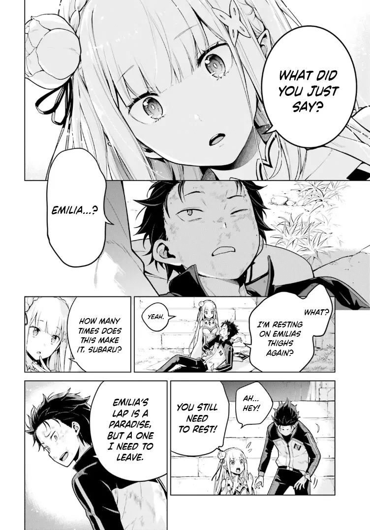 Re:zero Kara Hajimeru Isekai Seikatsu Dai 4-Shou - Seiiki To Gouyoku No Majo - Vol.10 Chapter 49: With Grandmother, With Mother, With Sister; As Grandson, As Son, As Brother